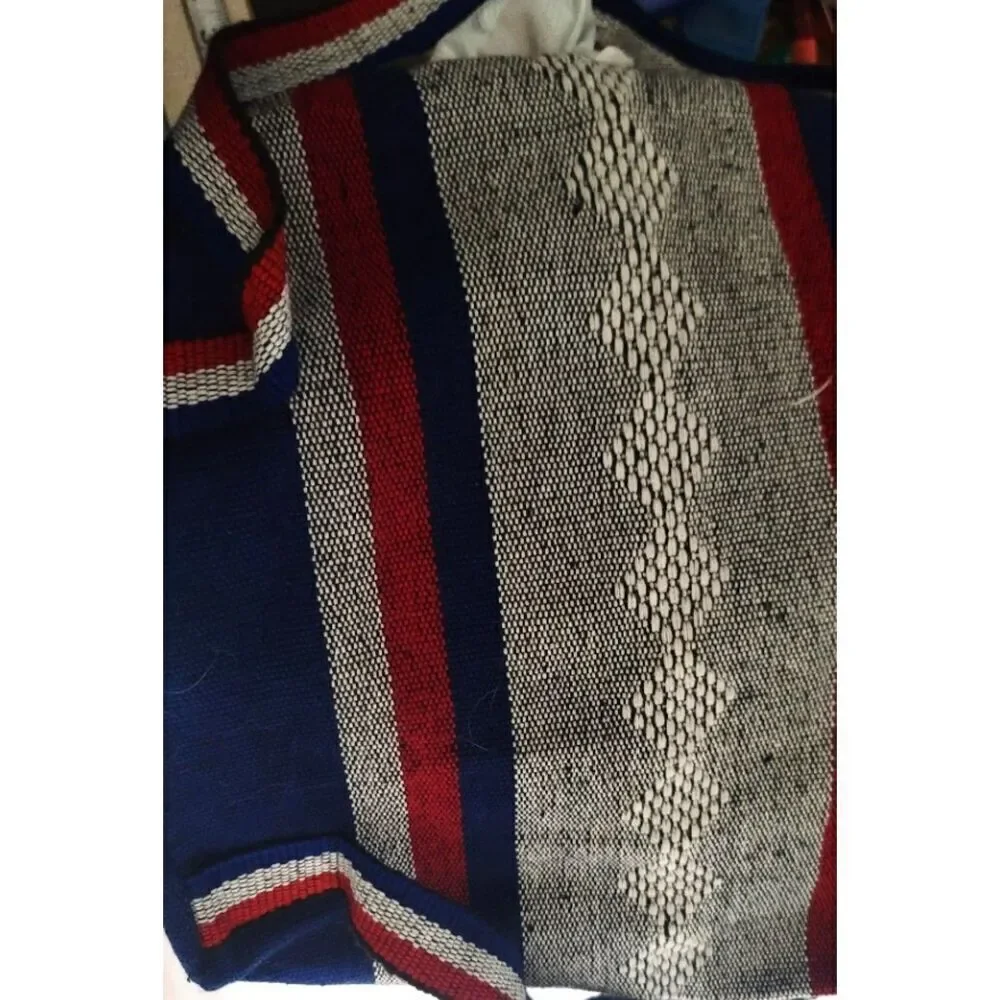 Embroidered & Woven NY Giants Backpack Bag w/ Drawstring